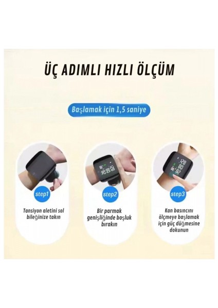 Renkli LCD Ekranlı Bilekten Tansiyon Aleti – Taşınabilir ve Kolay Kullanım Tansiyon Aleti indirimleri