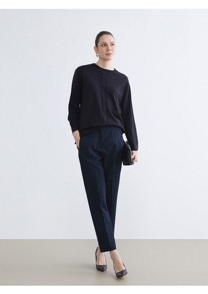 Yeni Sezon Bisiklet Yaka Taşlı Kadın Triko Kazak fiyatları