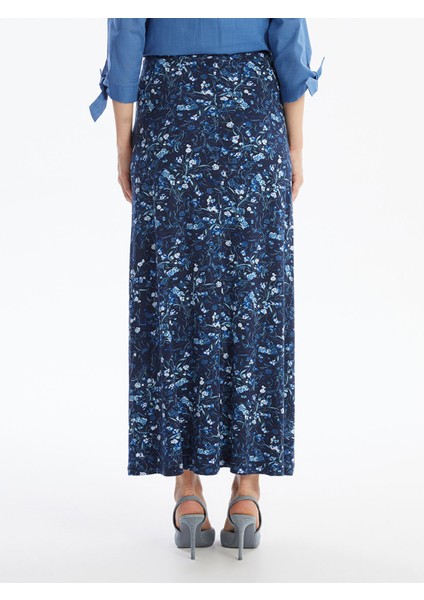 Yeni Sezon Beli Lastikli Desenli Kadın Etek fırsatları