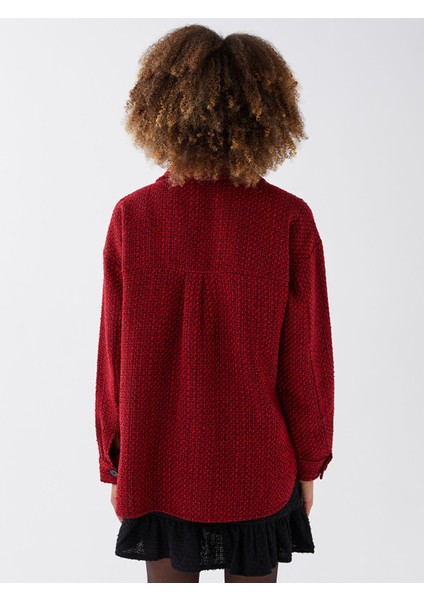 Yeni Sezon Önden Düğme Kapamalı Düz Uzun Kollu Kadın Gömlek indirimleri