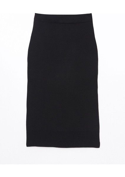 Yeni Sezon Beli Lastikli Kadın Triko Etek indirimleri