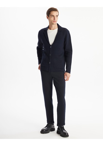 Yeni Sezon Standart Kalıp Ceket Yaka Erkek Triko Hırka fiyatları