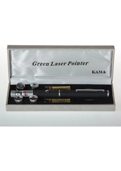 Yeşil Lazer Pointer 8000 Mw 5 Başlıklı fırsatları