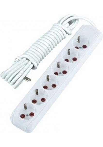 3 Mt. Kablolu 6 Lı Topraklı Grup Priz fiyatları