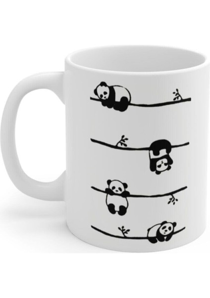 Pandalı Baskılı Kupa Bardak