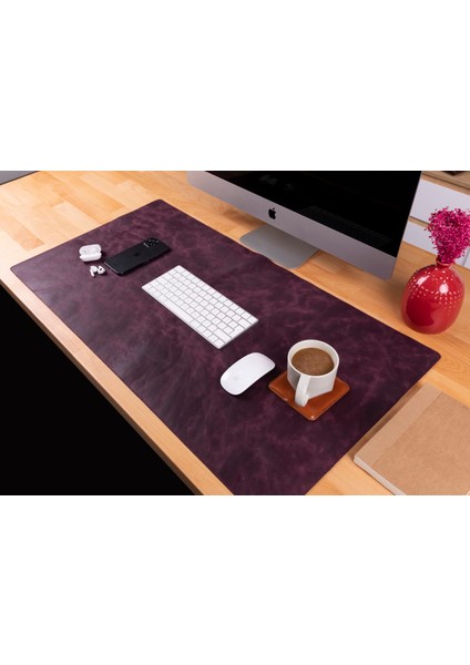 Deri Masa Matı 91*48CM Tn6 Mor