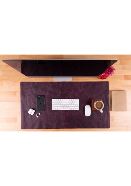 Deri Masa Matı 91*48CM Tn6 Mor fiyatları