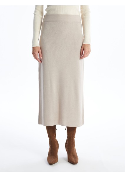 Yeni Sezon Beli Lastikli Kadın Triko Etek fiyatları