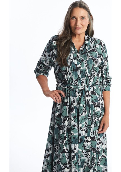 Yeni Sezon Desenli Kadın Gömlek Elbise fiyatları