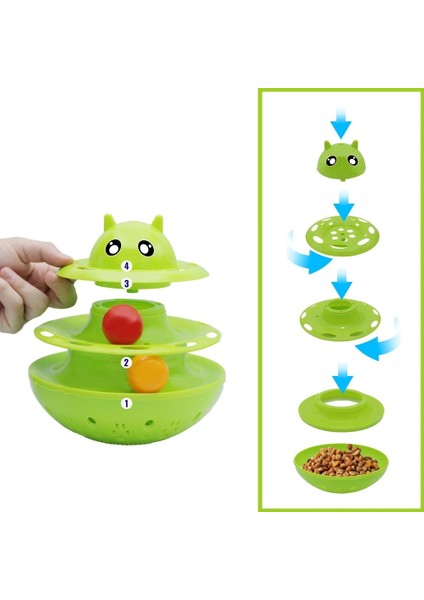 Mama Ödül Hazneli Hacı Yatmaz Kedi Köpek Oyuncağı