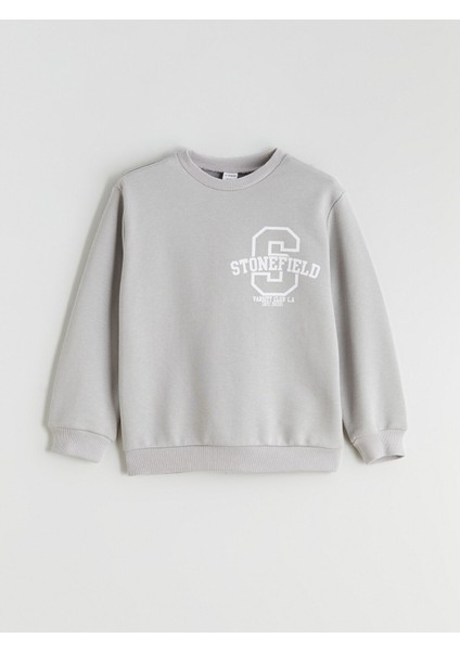 Yeni Sezon Baskılı Erkek Çocuk Sweatshirt