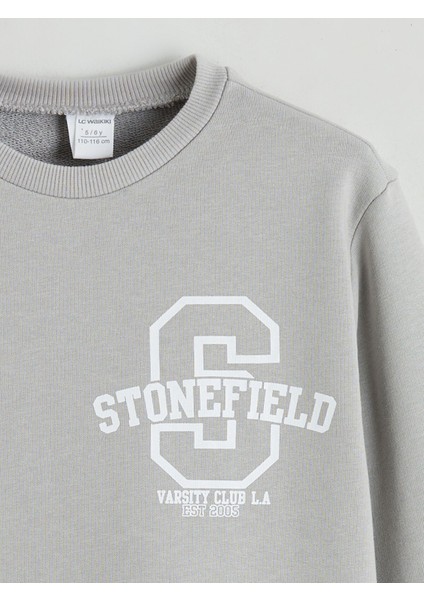 Yeni Sezon Baskılı Erkek Çocuk Sweatshirt modelleri