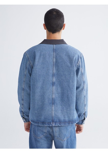 Yeni Sezon Rahat Kalıp Erkek Jean Ceket indirimleri