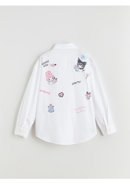 Yeni Sezon My Melody ve Kuromi Baskılı Kız Çocuk Gömlek modelleri
