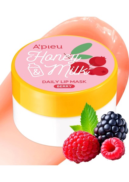 A&apos;pıeu Bal ve Süt Özlü Nemlendirici Dudak Maskesi Kırmızı Meyveli, 6 gr modelleri