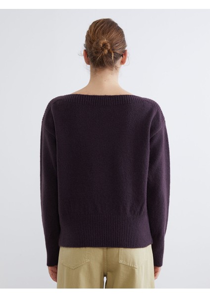 Yeni Sezon Kayık Yaka Kadın Triko Kazak fırsatları