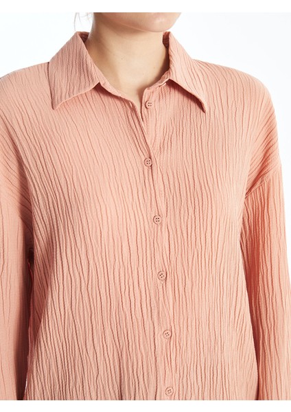 Yeni Sezon Dokulu Kadın Gömlek modelleri