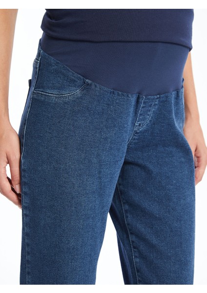 Yeni Sezon Karın Panelli Mom Fit Hamile Jean Pantolon modelleri