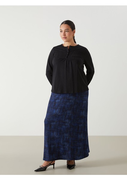 Yeni Sezon Beli Lastikli Desenli Kadın Etek fiyatları