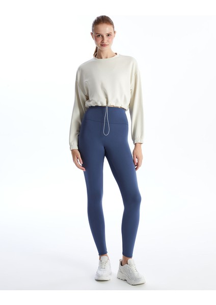 Yeni Sezon Bisiklet Yaka Düz Oversize Kadın Sweatshirt fiyatları