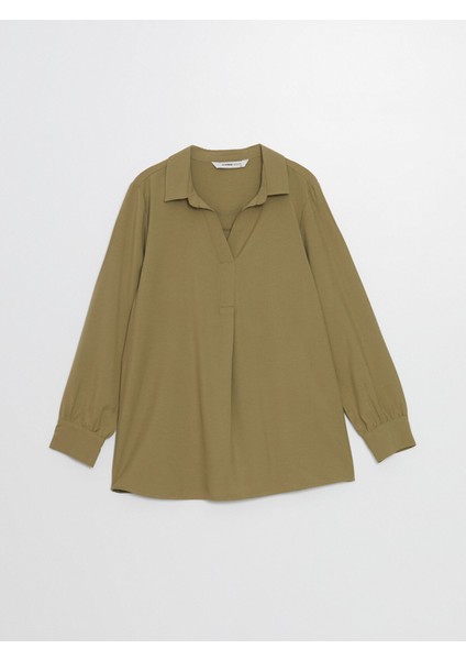 Yeni Sezon Gömlek Yaka Kadın Bluz indirimleri