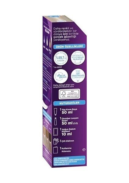 Palette Yoğun Göz Alıcı Renkler Renk Açıcı 10-1 Küllü Açık Sarı