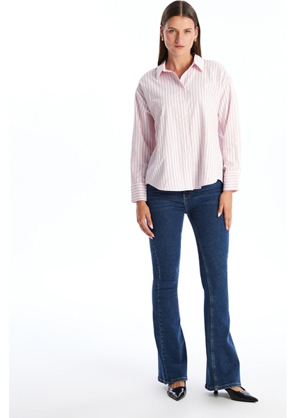 Yeni Sezon Çizgili Kadın Gömlek fiyatları