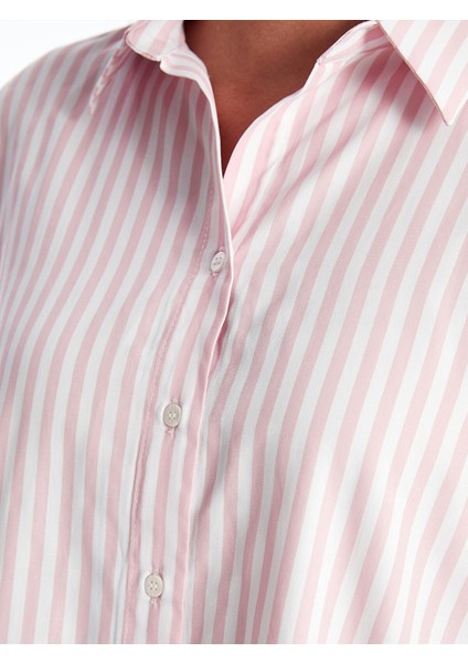 Yeni Sezon Çizgili Kadın Gömlek modelleri