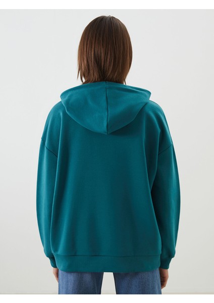 Yeni Sezon Los Angeles Baskılı Oversize Kadın Kalın Hoodie fırsatları