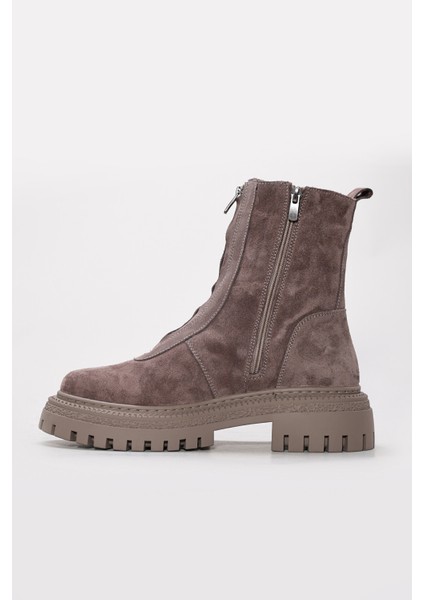 Hakiki Deri Kürklü Kadın Klasik Bot 657KZA2511 fiyatları