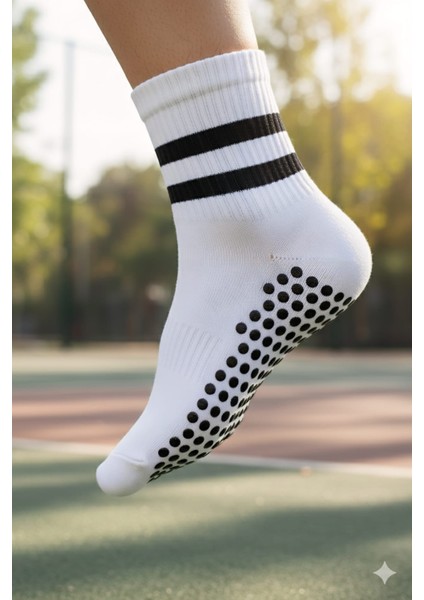 ; Abs Baskılı (Kaymaz Taban) Kısa Tenis Çorap 36-39 3'lü Paket fiyatları