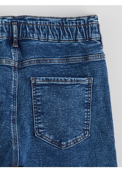 Yeni Sezon Beli Lastikli Slim Mom Kadın Jean Pantolon fiyatları