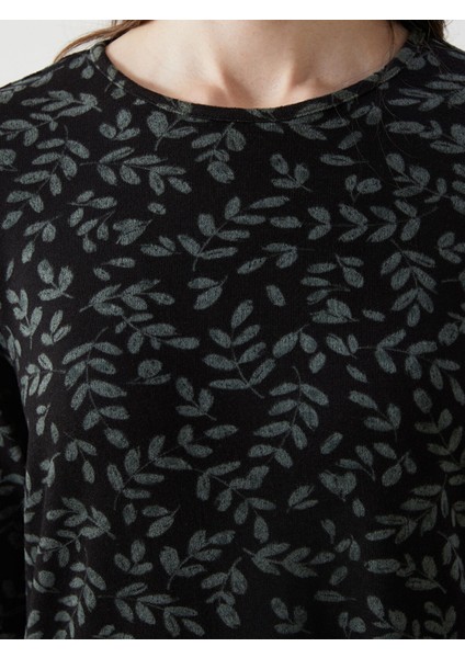 Yeni Sezon Bisiklet Yaka Desenli Kadın Bluz modelleri