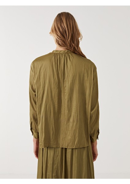 Yeni Sezon Bağlamalı Yaka Kadın Bluz fırsatları