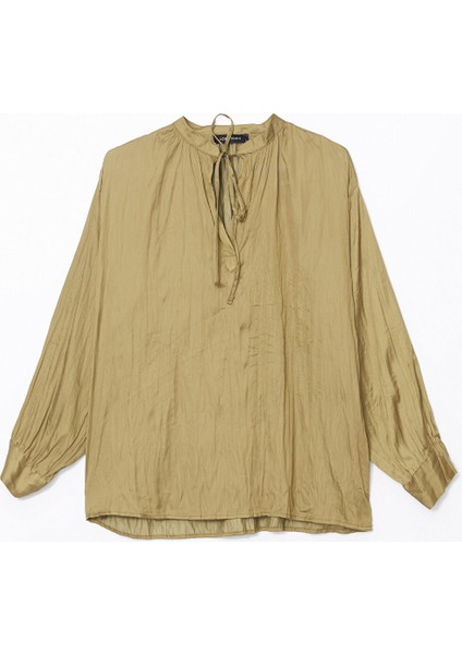 Yeni Sezon Bağlamalı Yaka Kadın Bluz indirimleri