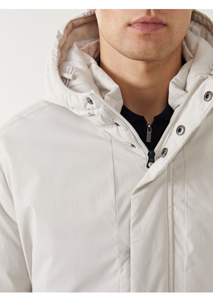 Yeni Sezon Standart Kalıp Kapüşonlu Erkek Mont modelleri