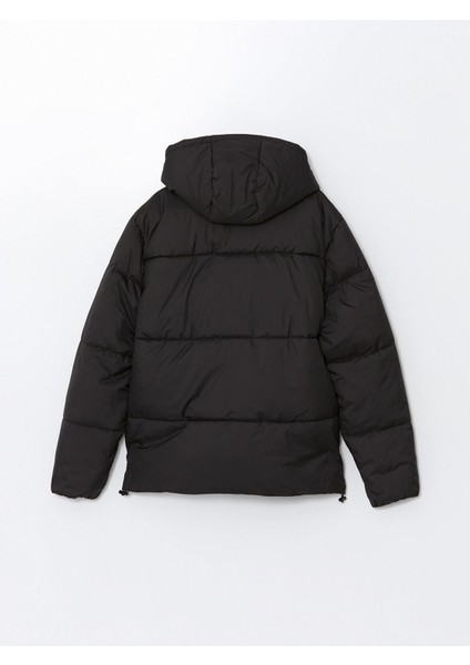 Yeni Sezon Standart Kalıp Kapüşonlu Erkek Şişme Mont modelleri