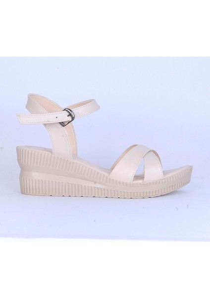 Moda Ayakkabı 151 Ortopedik Cilt 7cm Kadın Sandalet Ayakkabı fiyatları