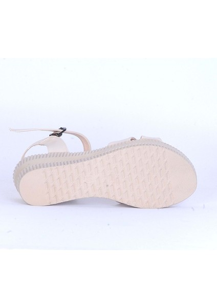 Moda Ayakkabı 151 Ortopedik Cilt 7cm Kadın Sandalet Ayakkabı fırsatları