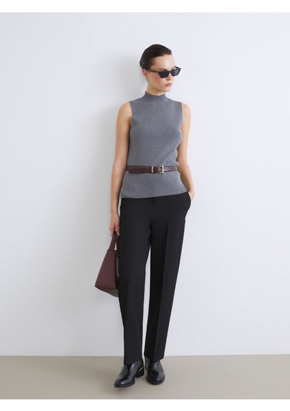 Yeni Sezon Düz Paça Kadın Kumaş Pantolon