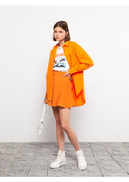 Yeni Sezon Beli Lastikli Düz Pileli Kadın Etek fiyatları