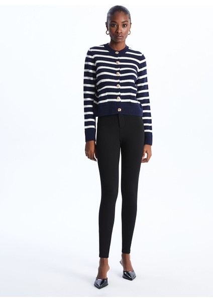 Yeni Sezon Beli Lastikli Kadın Tayt Pantolon