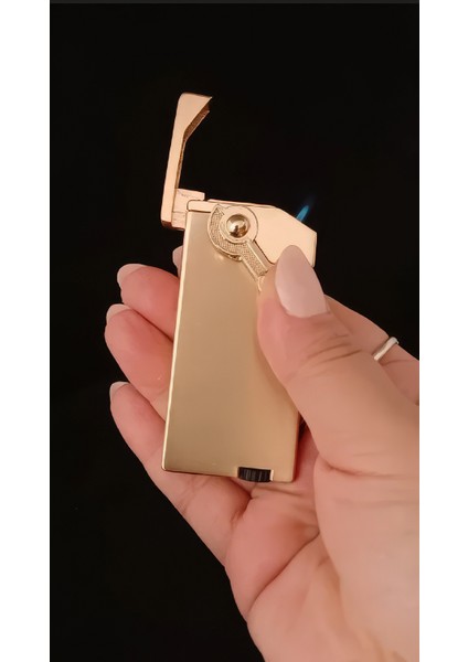 Özel Mekanizmalı Metal Gold Koleksiyonluk Rüzgar Geçirmez Çakmak fiyatları