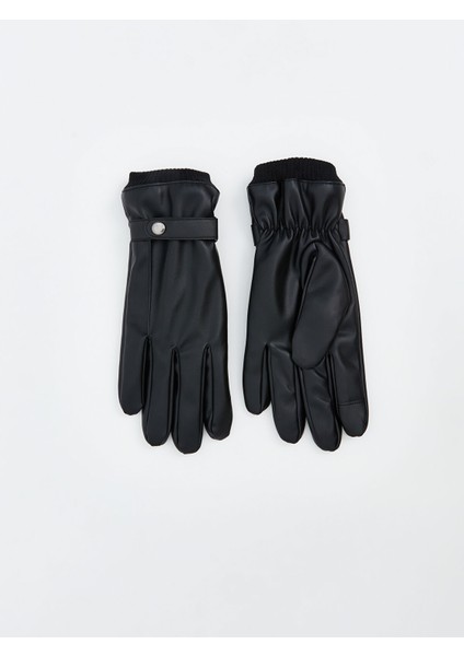 Yeni Sezon Deri Görünümlü Erkek Eldiven