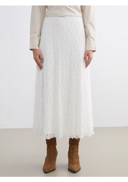 Yeni Sezon Beli Lastikli Ajurlu Dantelli Etek fiyatları