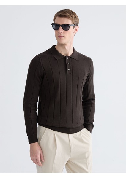 Yeni Sezon Polo Yaka Erkek Triko Kazak