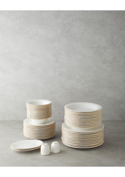 Livia Porselen Yemek Takımı 54 Parça 12 Kişilik Gold fiyatları