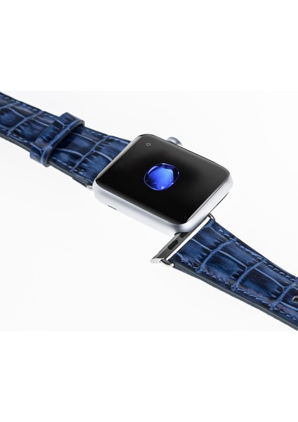 Apple Watch Uyumlu Deri Kordon 42-44-45MM Croco YK07 indirimleri