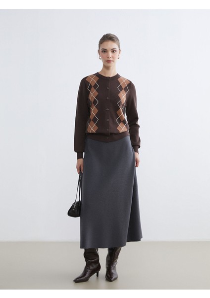 Yeni Sezon Beli Lastikli Kloş Etek