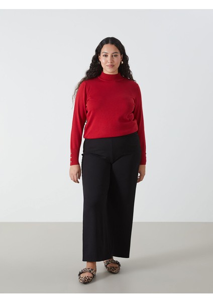 Yeni Sezon Yarım Balıkçı Yaka Kadın Triko Kazak modelleri